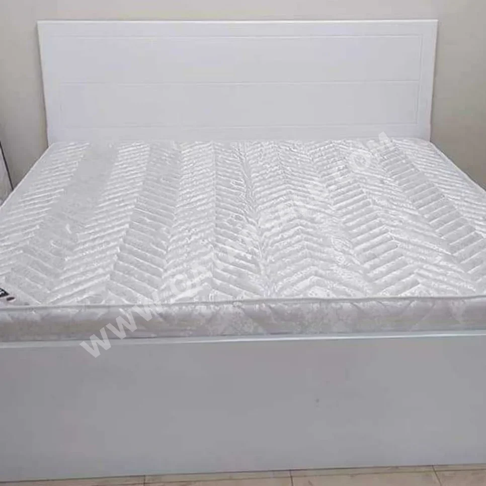 Beds - King  - White  - Mattress Included