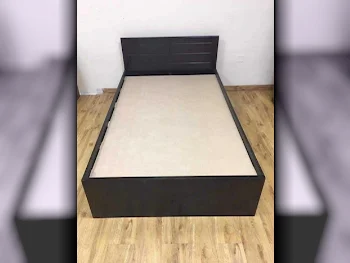 Beds - Single  - Brown  - Mattress Included