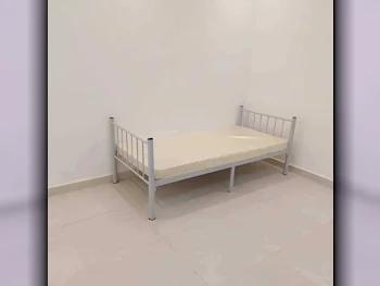 Beds - Single  - Gray  - Mattress Included