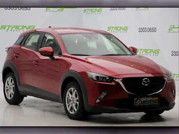 Mazda  CX  3  2017  Automatic  87,000 Km  4 Cylinder  Front Wheel Drive (FWD)  SUV  Red