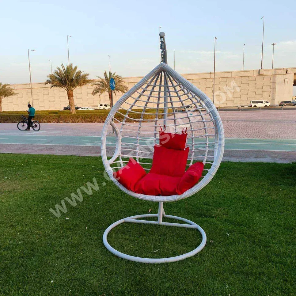 Patio Furniture - White  - Hanging Chair  -Number Of Seats 1