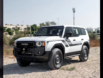 Toyota  Prado  2024  Automatic  2,000 Km  6 Cylinder  Four Wheel Drive (4WD)  SUV  White  With Warranty