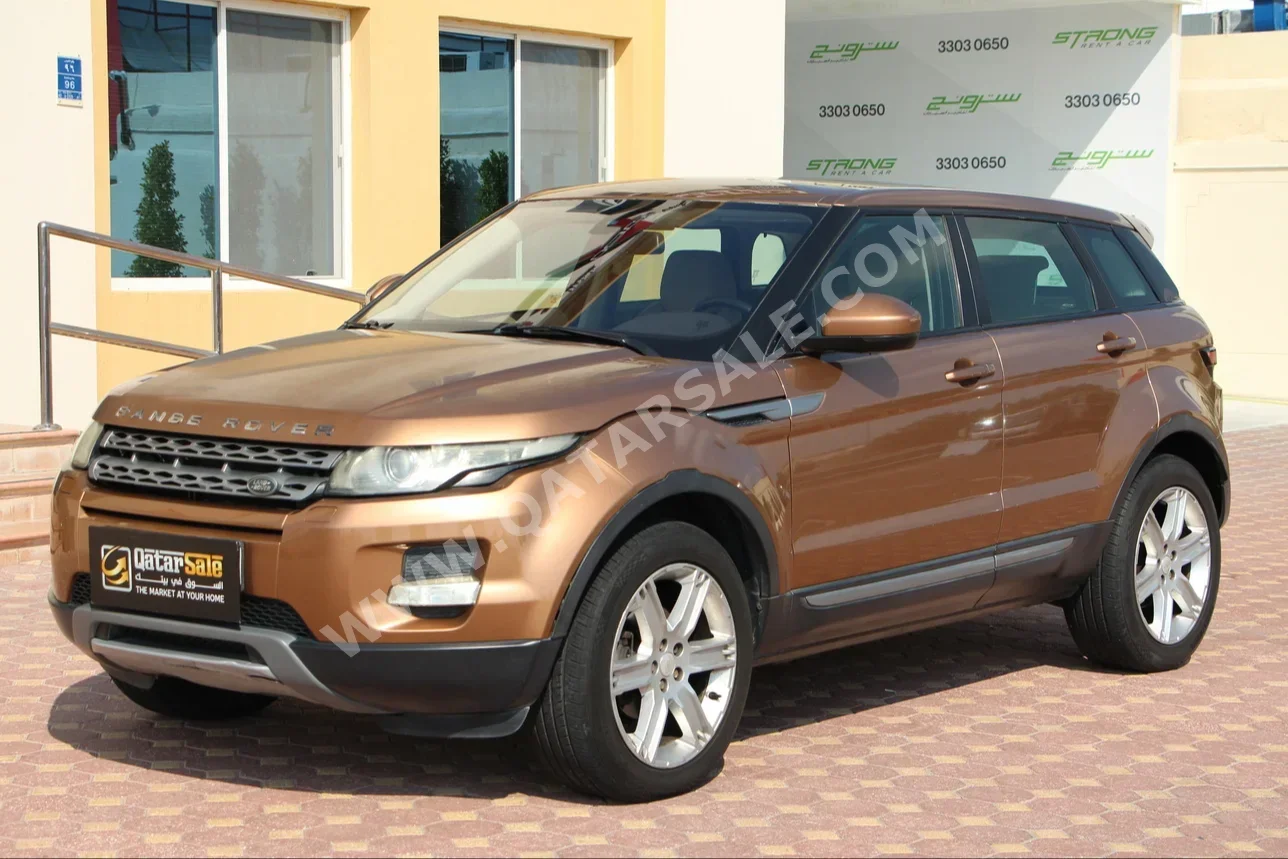 Land Rover  Evoque  2015  Automatic  160,000 Km  4 Cylinder  Four Wheel Drive (4WD)  SUV  Brown