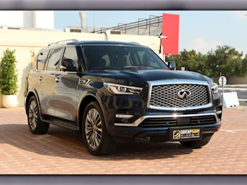 Infiniti  QX  80  2018  Automatic  250,000 Km  8 Cylinder  Four Wheel Drive (4WD)  SUV  Dark Blue