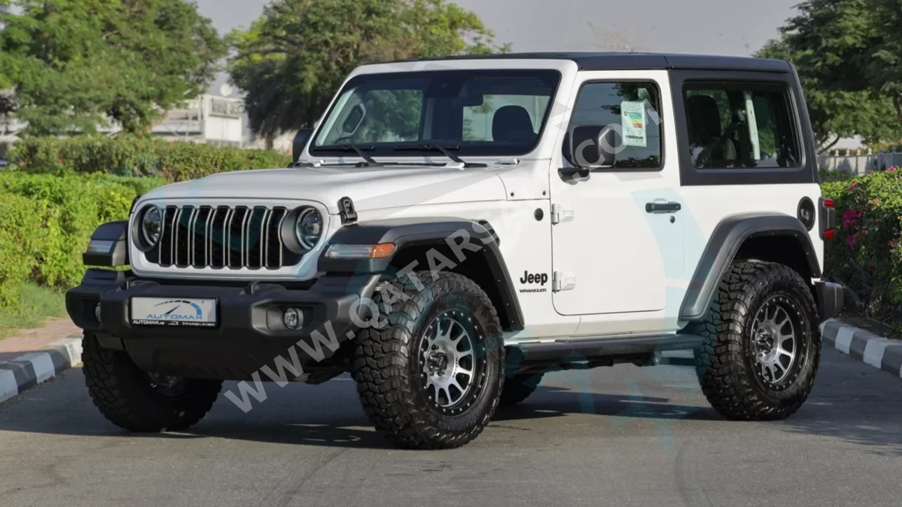 Jeep  Wrangler  Sport Plus  2024  Automatic  0 Km  4 Cylinder  Four Wheel Drive (4WD)  SUV  White  With Warranty