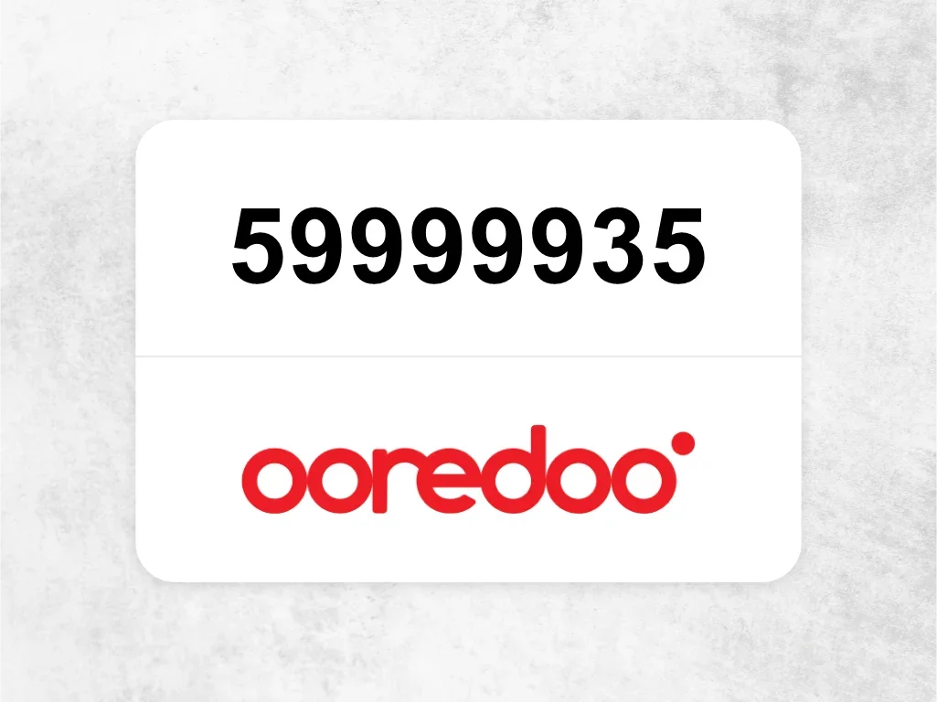 Ooredoo Mobile Phone  59999935