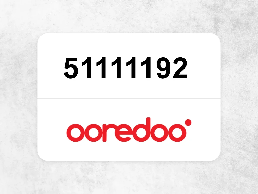 Ooredoo Mobile Phone  51111192