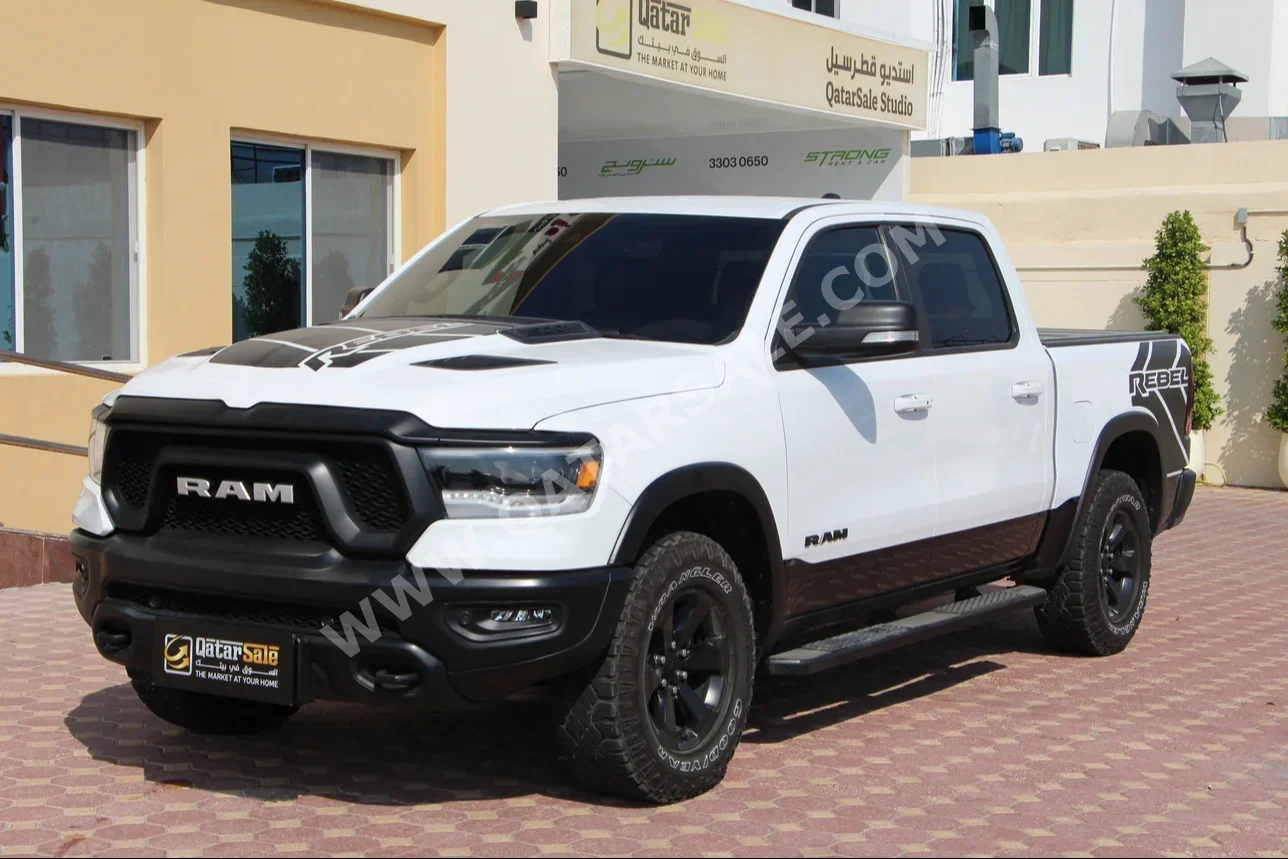 Dodge  Ram  Rebel  2022  Automatic  37,000 Km  8 Cylinder  Four Wheel Drive (4WD)  Pick Up  White  With Warranty