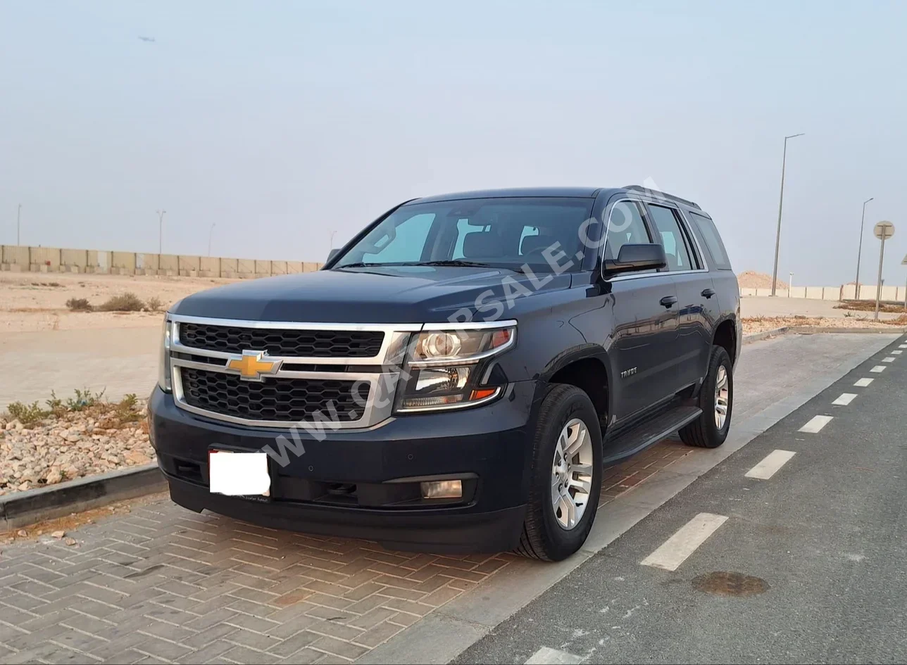 Chevrolet  Tahoe  LS  2018  Automatic  113,000 Km  8 Cylinder  Four Wheel Drive (4WD)  SUV  Dark Blue