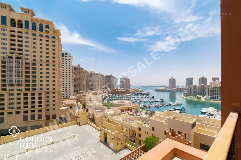 1 Bedrooms  Apartment  For Rent  in Doha -  The Pearl  Semi Furnished