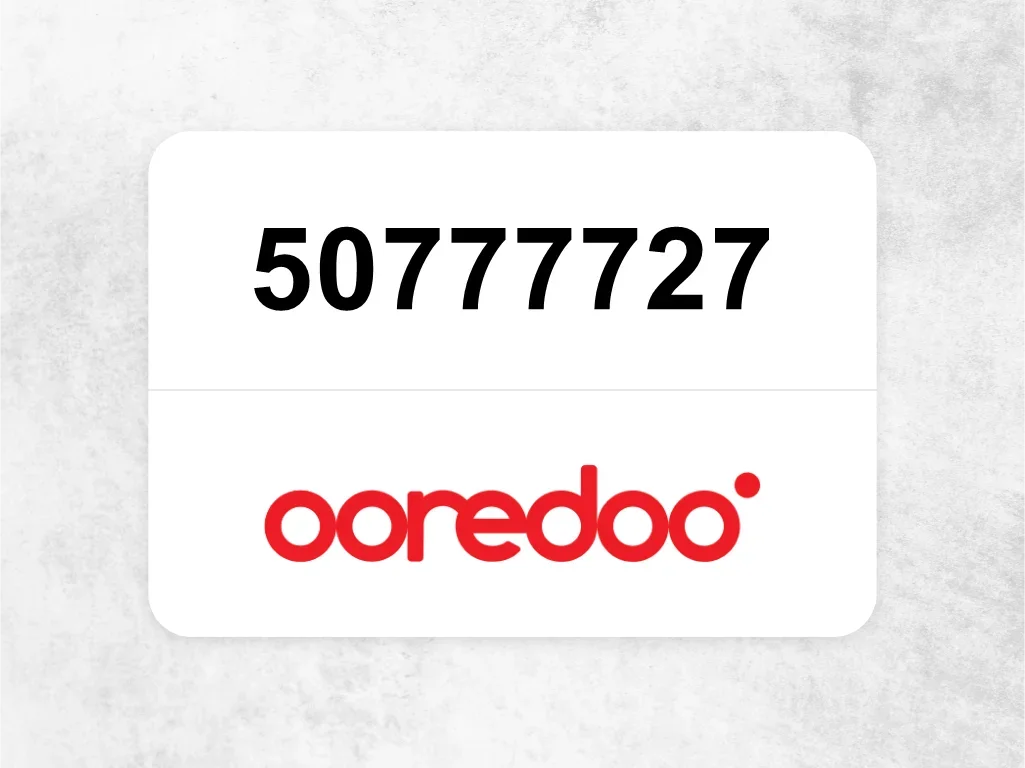 Ooredoo Mobile Phone  50777727