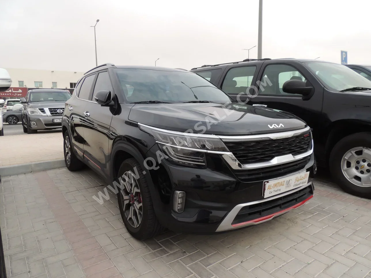 Kia  Seltos  GT Line  2023  Automatic  12,000 Km  4 Cylinder  Four Wheel Drive (4WD)  SUV  Black  With Warranty