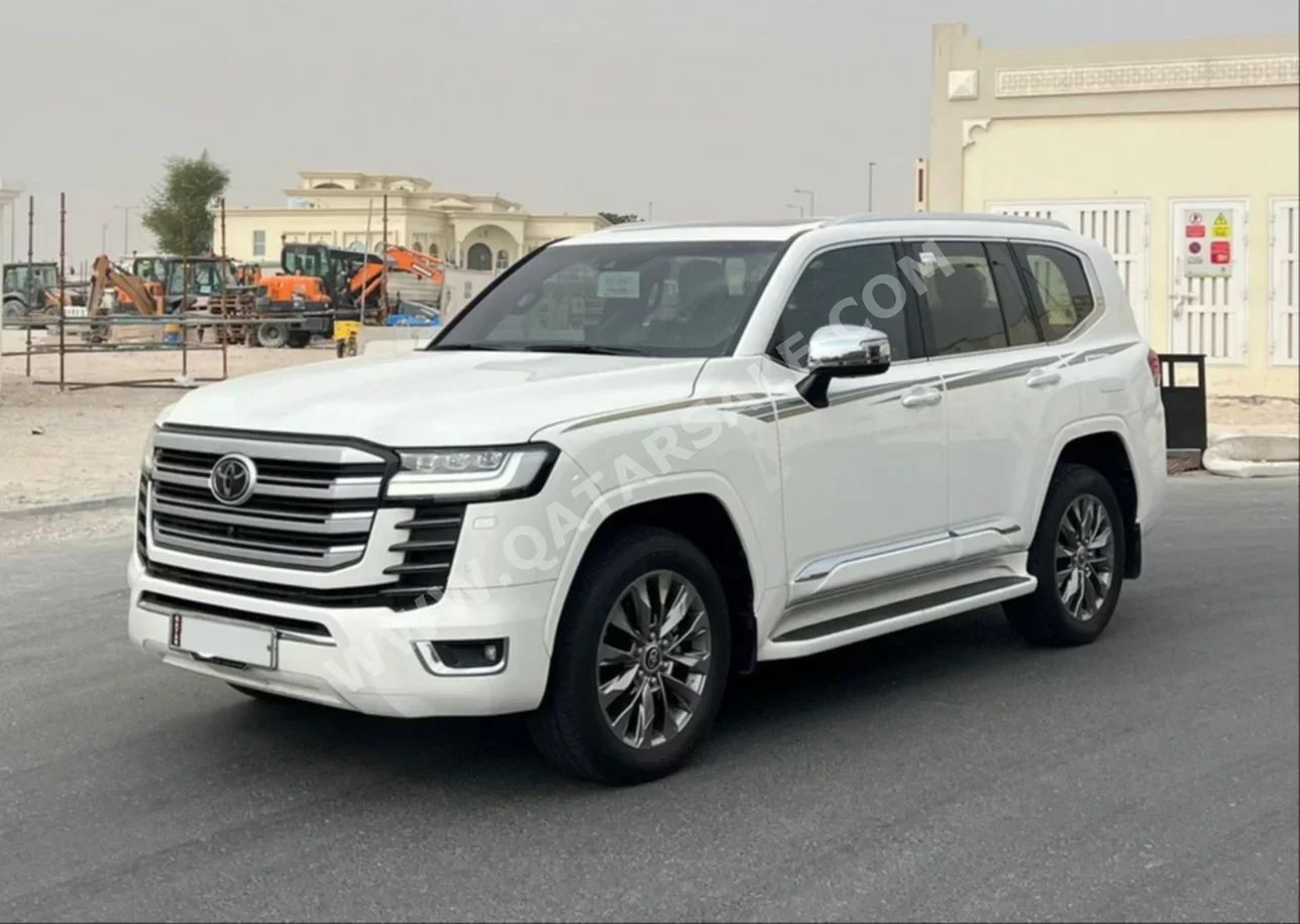 Toyota Land Cruiser VXR Twin Turbo White 2024 For Sale in Qatar