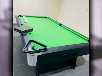 Black and Green  Billiard Table