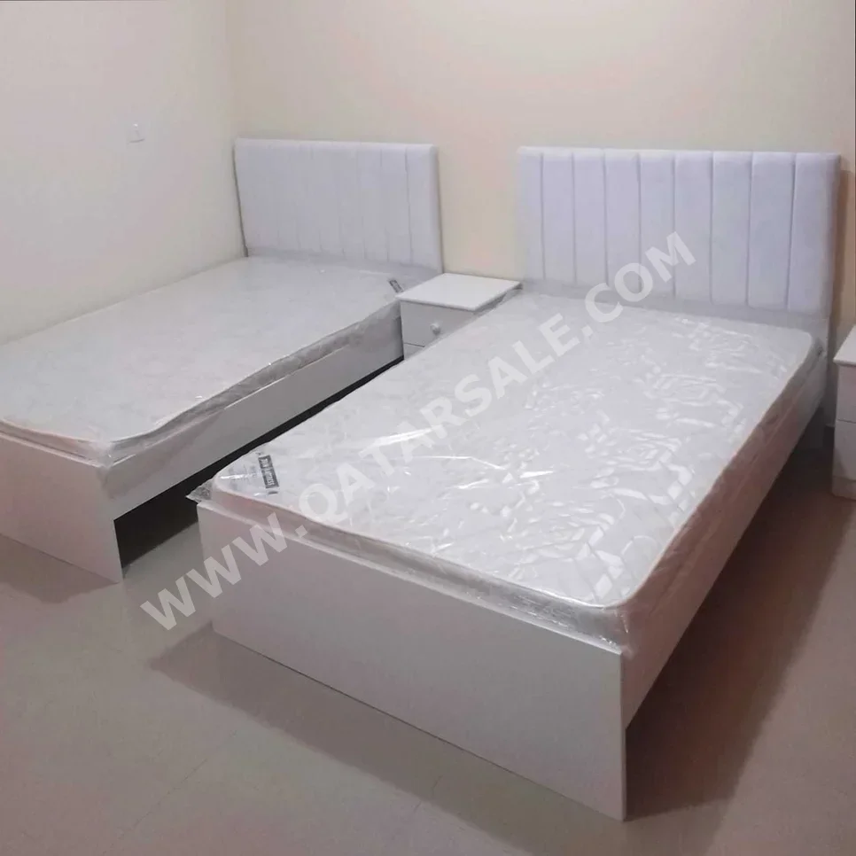 Beds - Single  - White  - Mattress Included