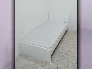 Beds - Single  - White  - Mattress Included