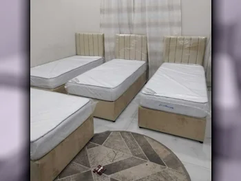 Beds - Single  - Yellow  - Mattress Included