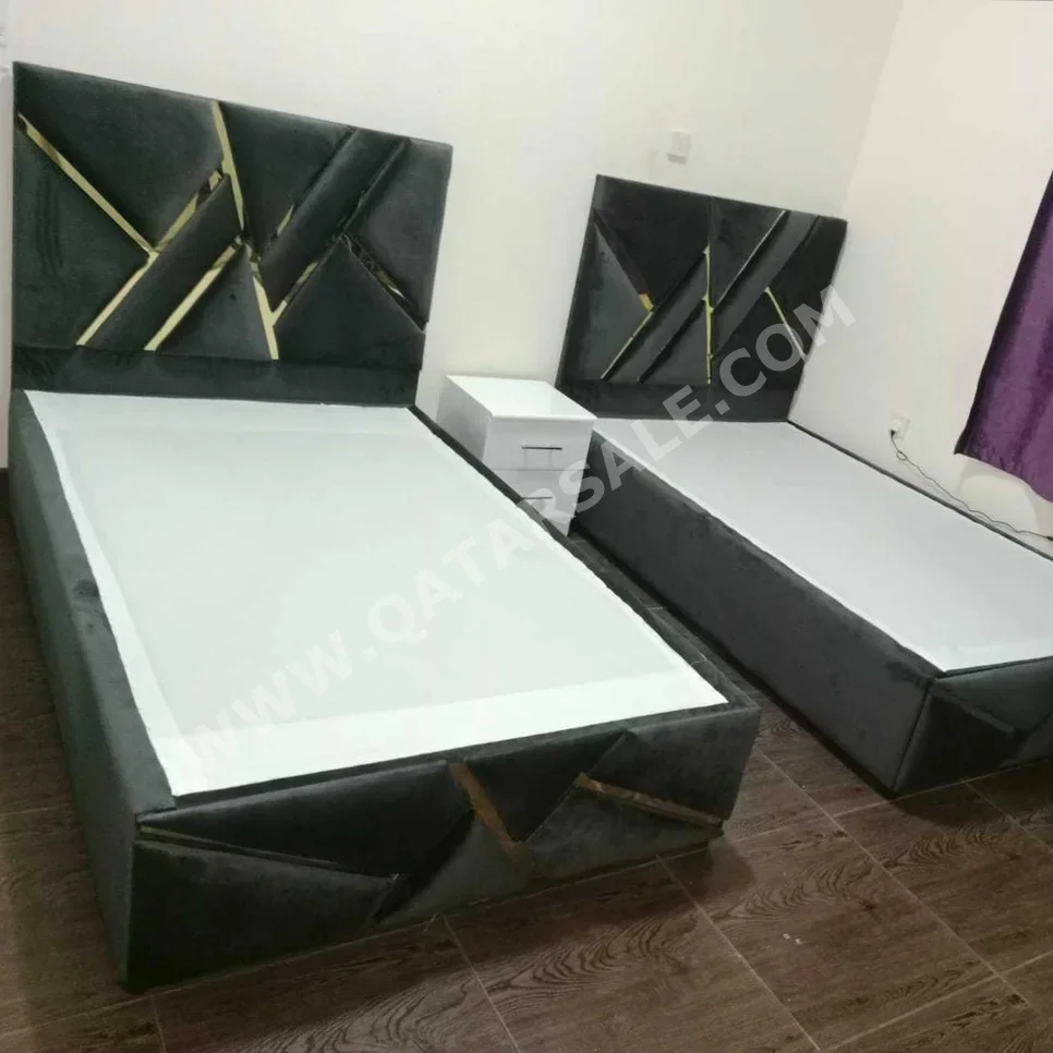 Beds - Single  - Multicolor  - Mattress Included  - With Bedside Table