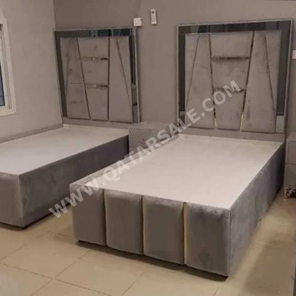 Beds - Single  - Brown  - Mattress Included