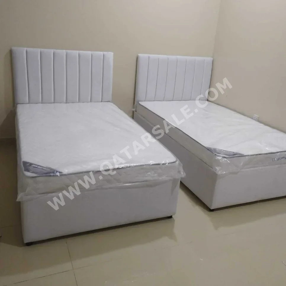 Beds - Single  - White  - Mattress Included