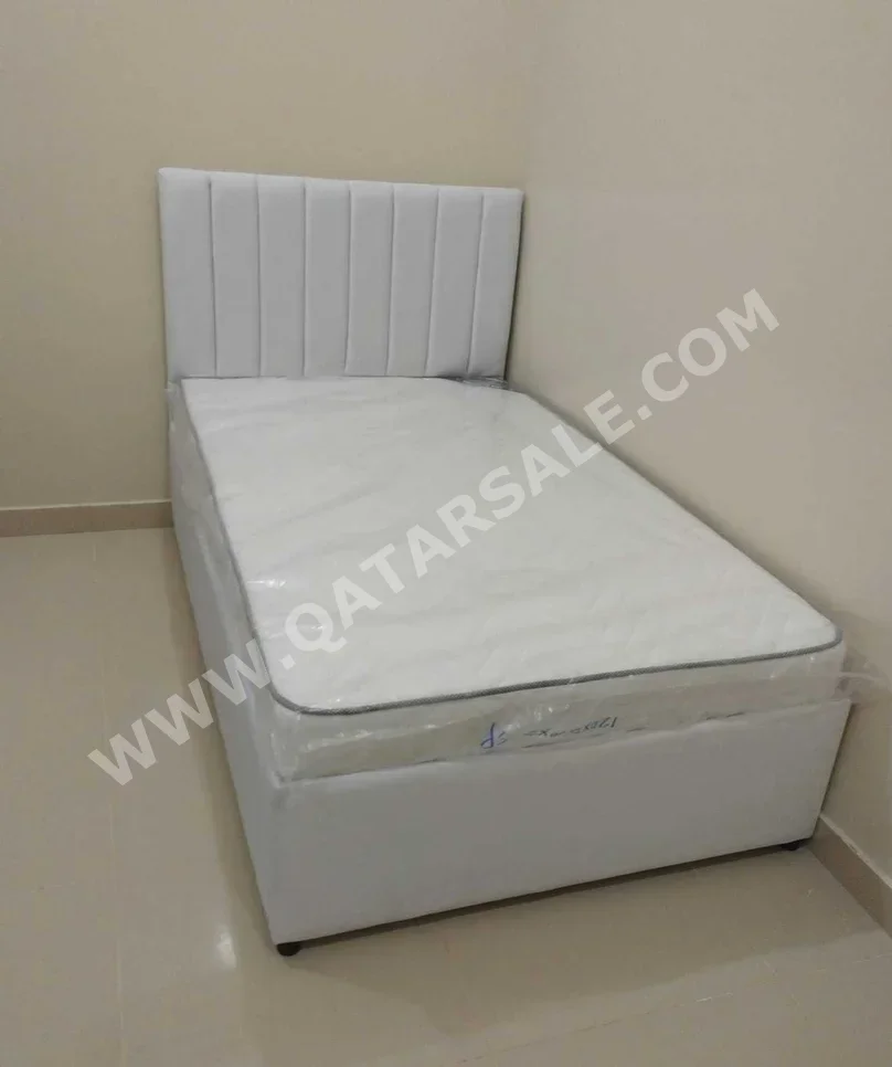 Beds - Single  - White  - Mattress Included