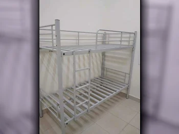 Beds - Double bunk  - Gray  - Mattress Included