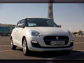 Suzuki  Swift  4 Cylinder  Hatchback  White  2024