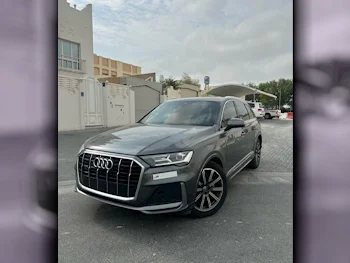 Audi  Q7  45 TFSI Quattro S-line  2021  Automatic  88,000 Km  4 Cylinder  Four Wheel Drive (4WD)  SUV  Gray  With Warranty