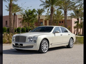 Bentley  Mulsanne  2014  Automatic  34,000 Km  8 Cylinder  All Wheel Drive (AWD)  Sedan  Pearl