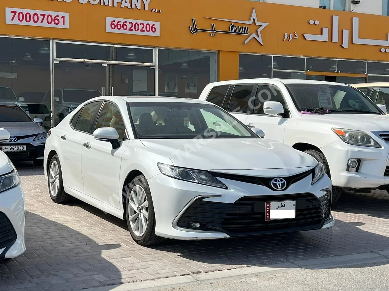 Toyota  Camry  GLE  2021  Automatic  58,000 Km  4 Cylinder  Front Wheel Drive (FWD)  Sedan  White