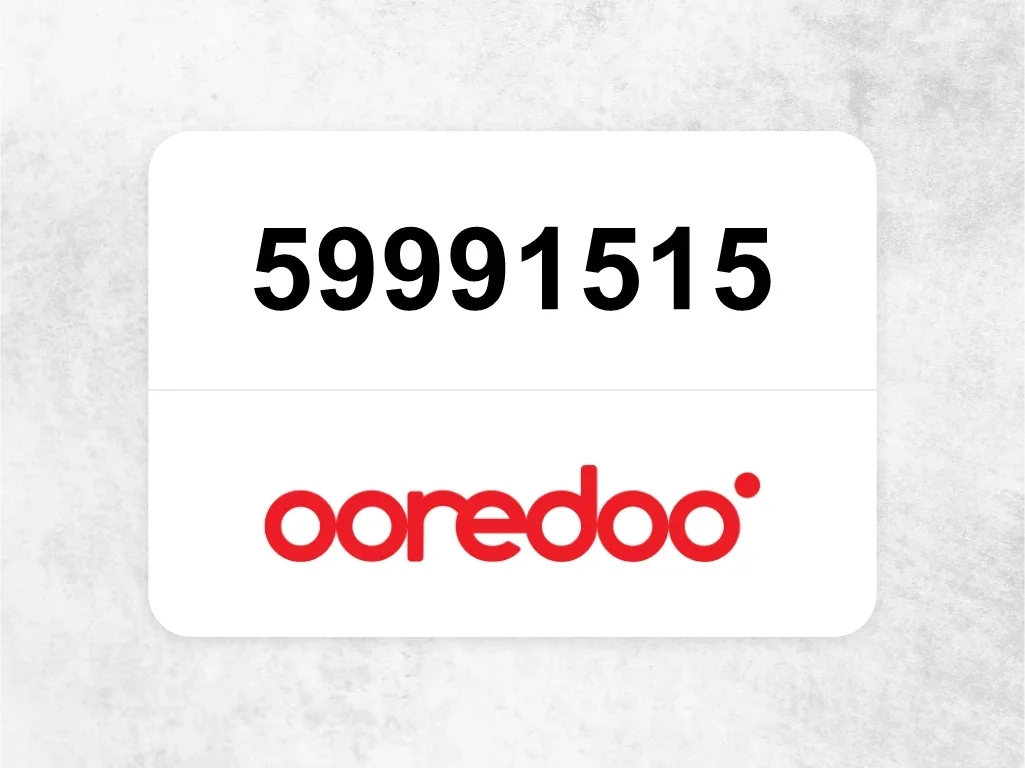 Ooredoo Mobile Phone  59991515