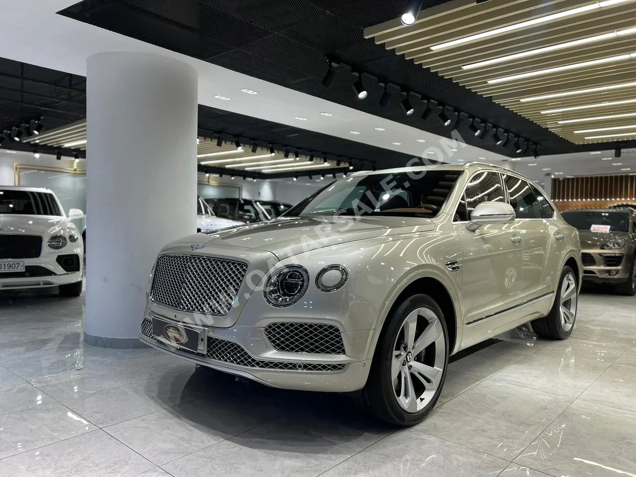 Bentley  Bentayga  2020  Automatic  24,000 Km  8 Cylinder  Four Wheel Drive (4WD)  SUV  Light Gold  With Warranty