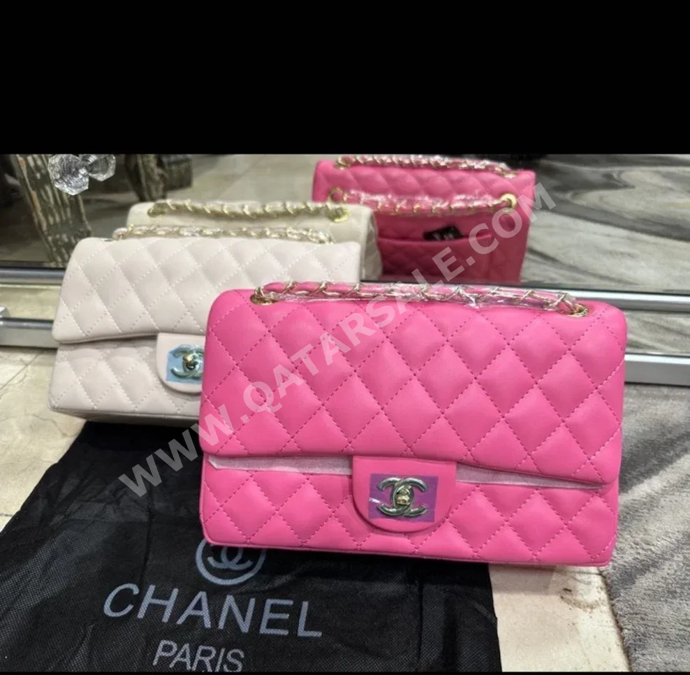 Bags  - Chanel  - Pink  - Genuine Leather  - For Women