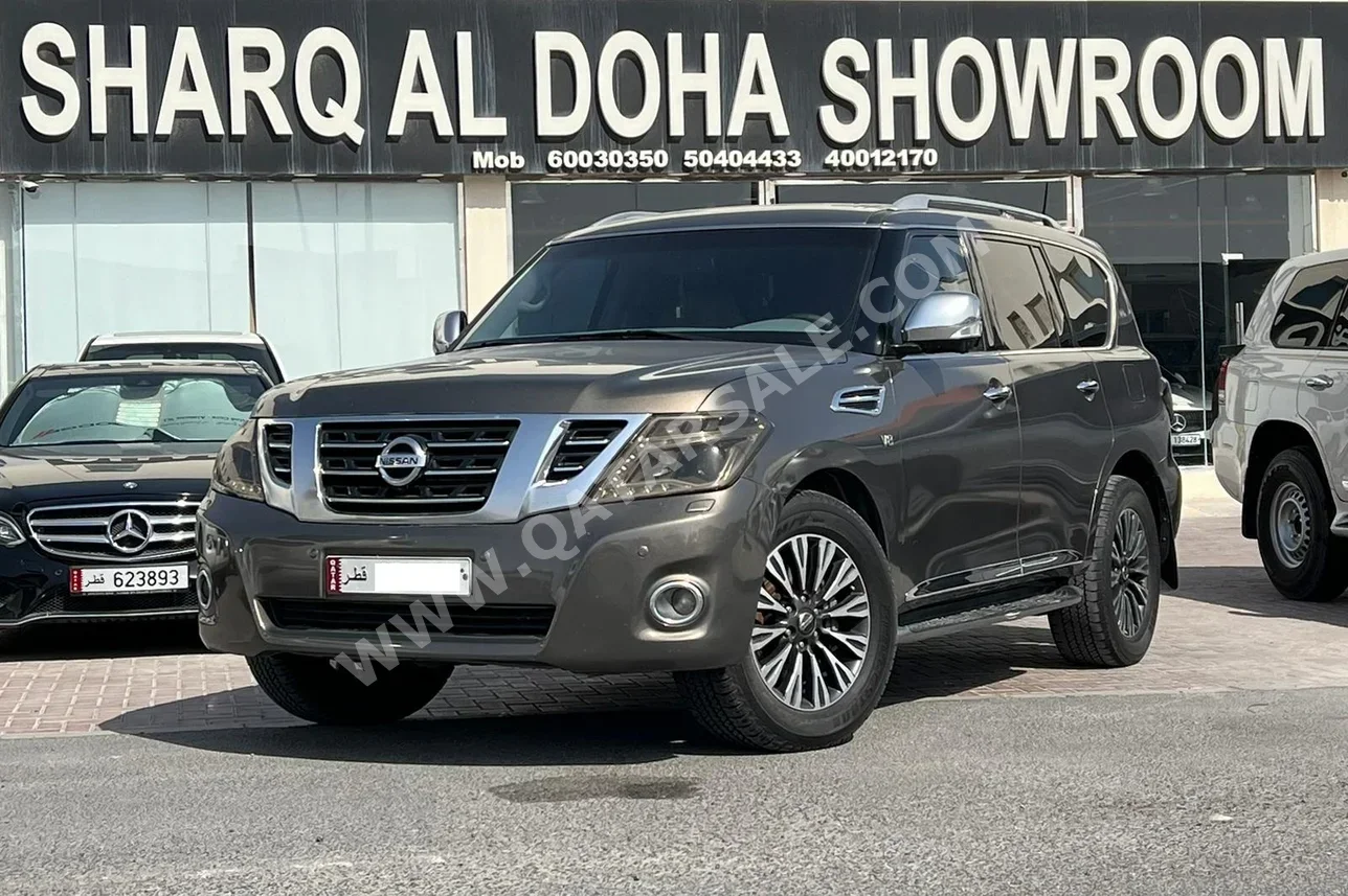 Nissan  Patrol  Platinum  2014  Automatic  225,000 Km  8 Cylinder  Four Wheel Drive (4WD)  SUV  Brown