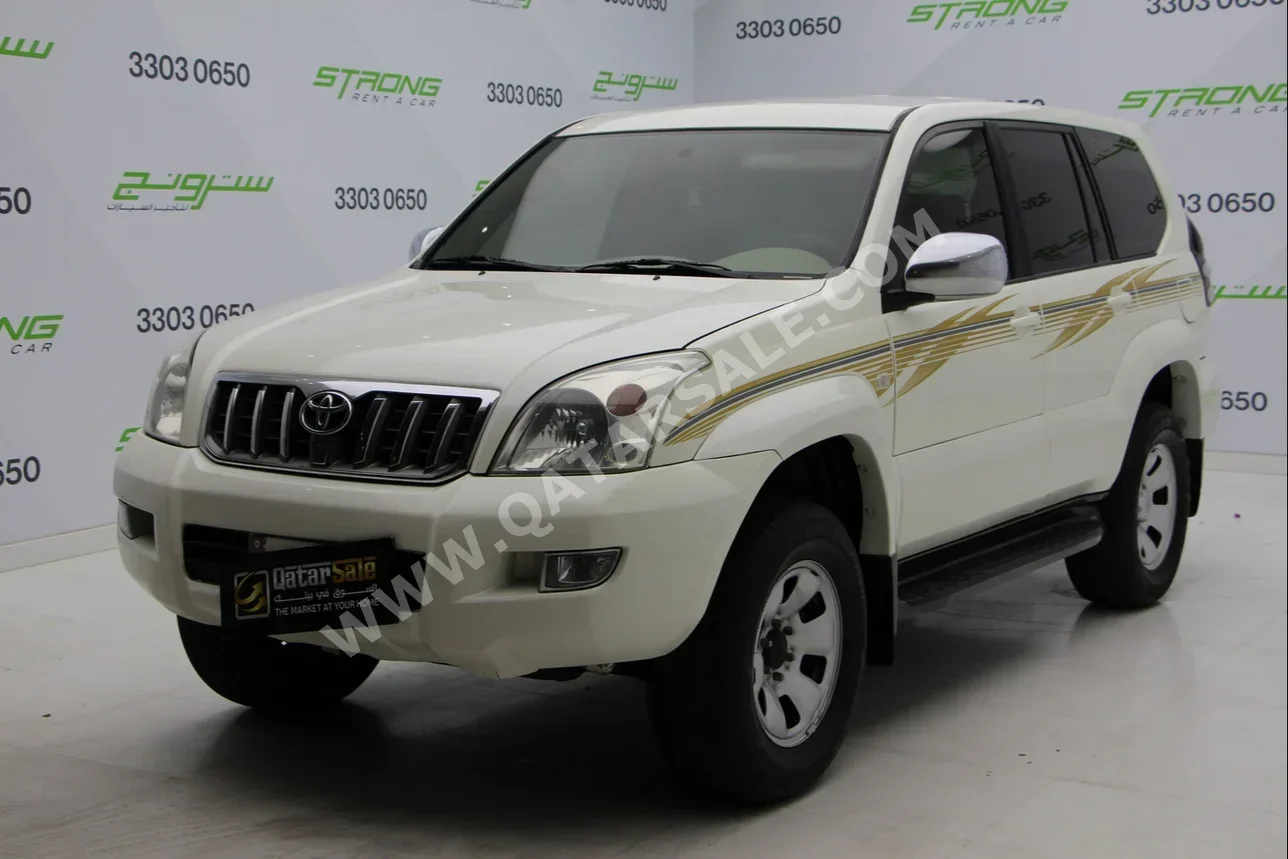 Toyota  Prado  2007  Automatic  270,000 Km  4 Cylinder  Four Wheel Drive (4WD)  SUV  Pearl