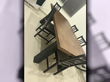 Dining Table with Chairs  - Pan Emirates  - Brown  - 6 Seats