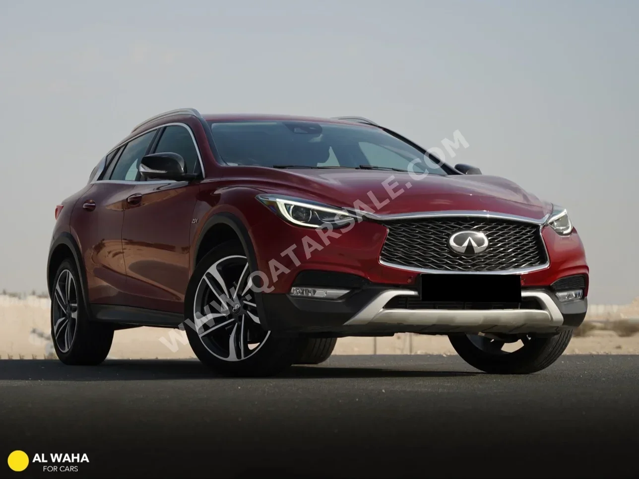 Infiniti  QX  30  2018  Automatic  32,500 Km  4 Cylinder  Four Wheel Drive (4WD)  SUV  Red