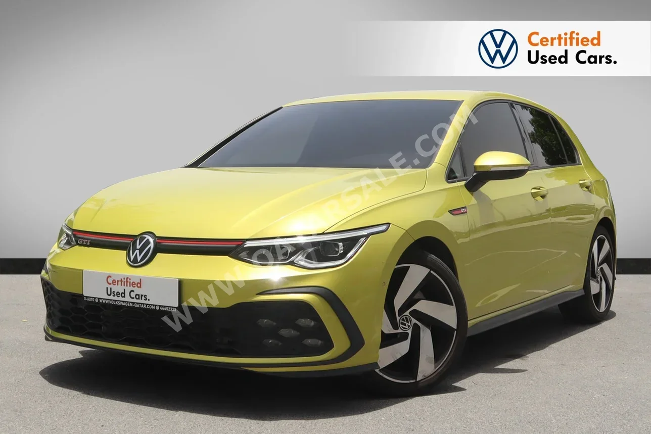 Volkswagen  Golf  GTI  2022  Automatic  32,000 Km  4 Cylinder  Front Wheel Drive (FWD)  Hatchback  Yellow  With Warranty