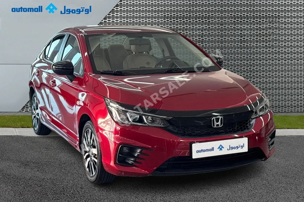 Honda  City  2022  Automatic  35,838 Km  4 Cylinder  Front Wheel Drive (FWD)  Sedan  Red  With Warranty