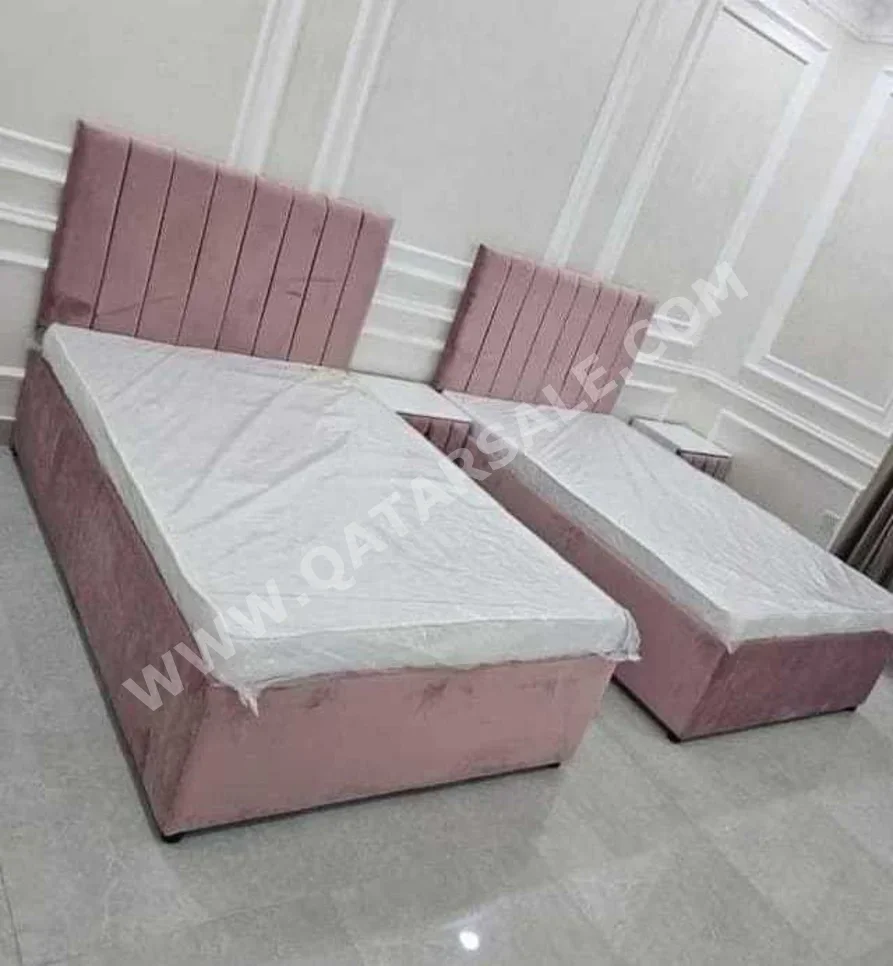 Beds - Single  - Pink  - Mattress Included