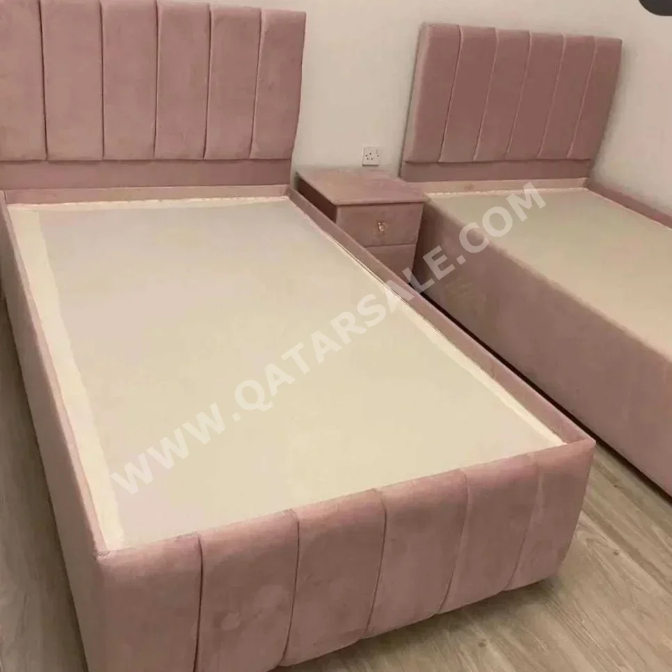 Beds - Single  - Pink  - Mattress Included