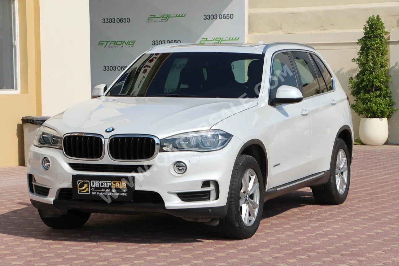 BMW  X-Series  X5  2015  Automatic  80,000 Km  6 Cylinder  Four Wheel Drive (4WD)  SUV  White