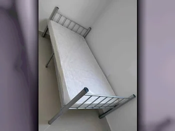 Beds - Single  - Gray  - Mattress Included