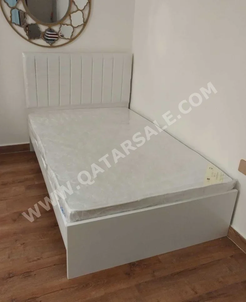 Beds - Single  - White  - Mattress Included