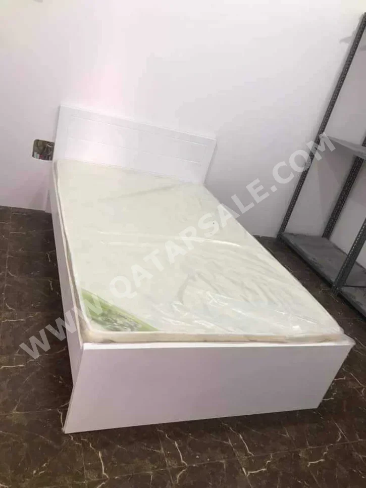 Beds - Single  - White  - Mattress Included