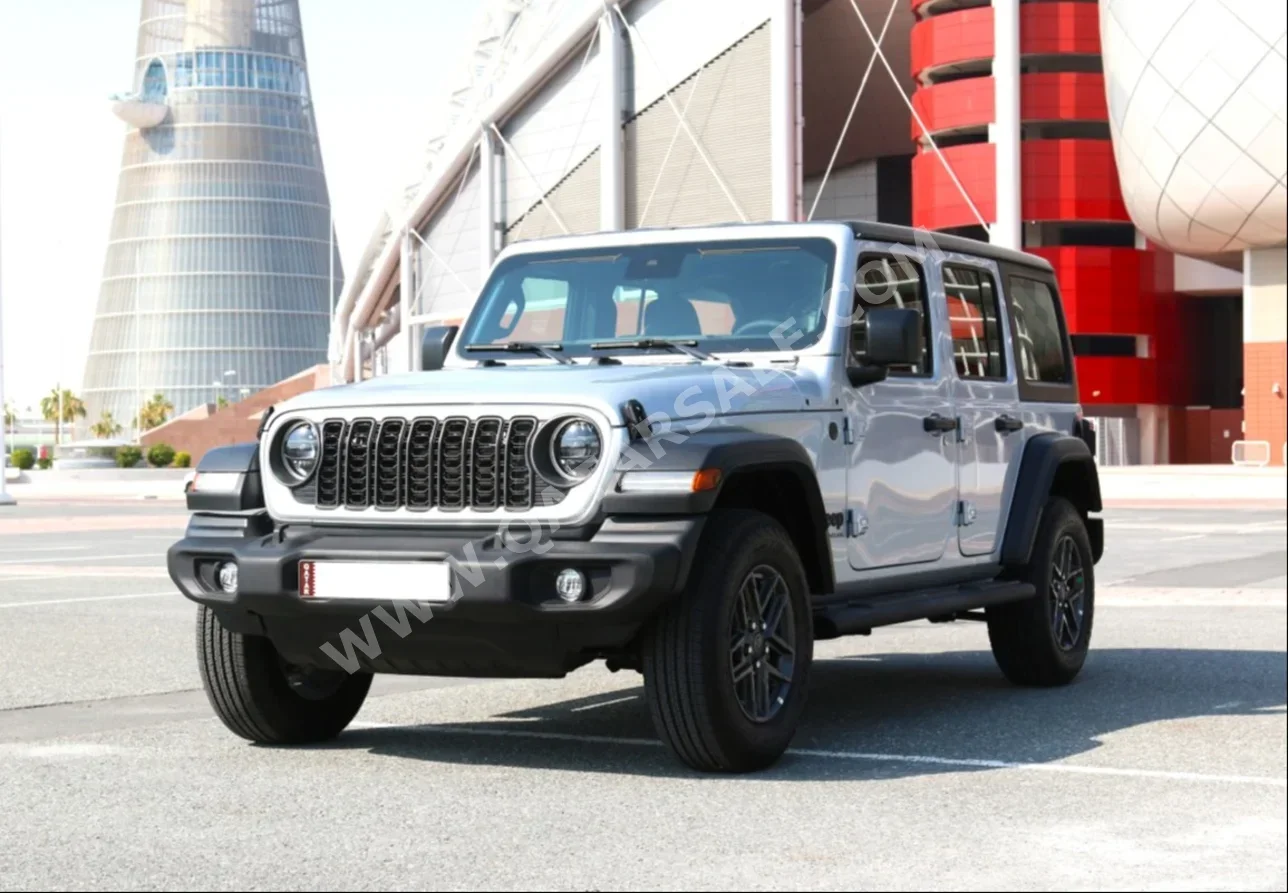 Jeep  Wrangler  6 Cylinder  SUV 4x4  Silver  2024