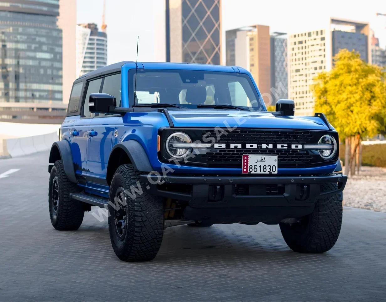 Ford  Bronco  Wild Trak  2021  Automatic  28,000 Km  6 Cylinder  Four Wheel Drive (4WD)  SUV  Blue  With Warranty