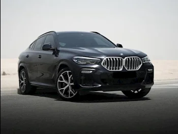 BMW  X-Series  X6  2021  Automatic  34,500 Km  6 Cylinder  Four Wheel Drive (4WD)  SUV  Black