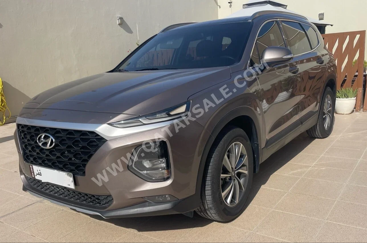 Hyundai  Santa Fe  2019  Automatic  85,000 Km  4 Cylinder  Front Wheel Drive (FWD)  SUV  Brown