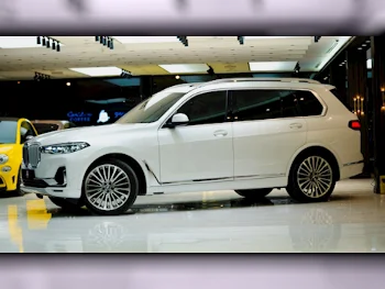 BMW  X-Series  X7 40i  2022  Automatic  69٬000 Km  6 Cylinder  Four Wheel Drive (4WD)  SUV  White  With Warranty